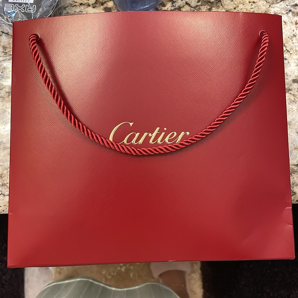 CARTIER  gift bag